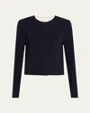 VINCE TIPPED HALF-MOON CARDIGAN