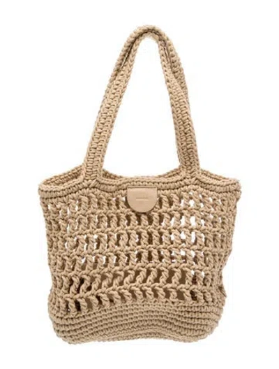 Pre-owned Vince Tote In Neutrals