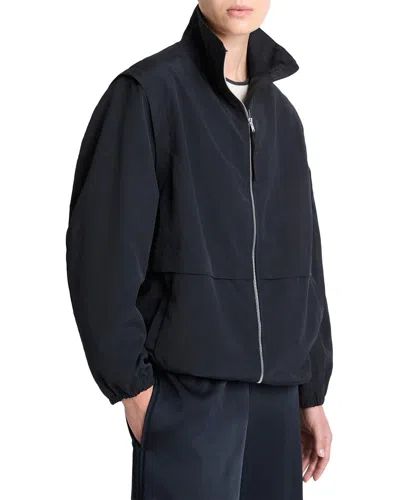 Vince Track Jacket In Black