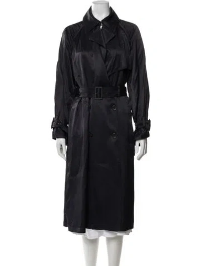 Pre-owned Vince Trench Coat In Black