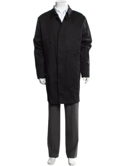 Pre-owned Vince Trench Coat In Black