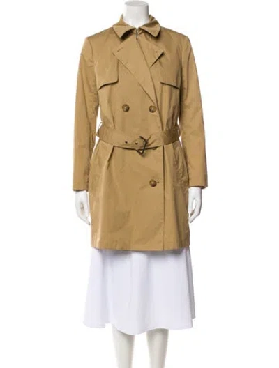 Pre-owned Vince Trench Coat In Neutral