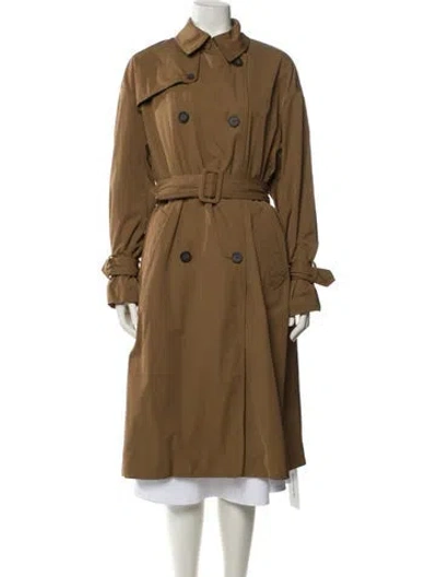 Pre-owned Vince Trench Coat In Neutral