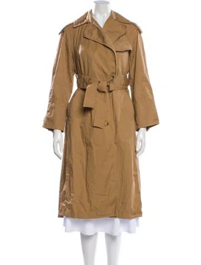 Pre-owned Vince Trench Coat In Neutral