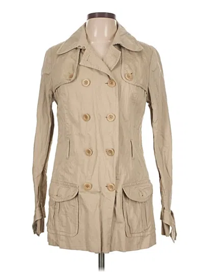 Pre-owned Vince Trenchcoat In Tan
