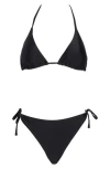 Vince Triangle Bikini Top In Black