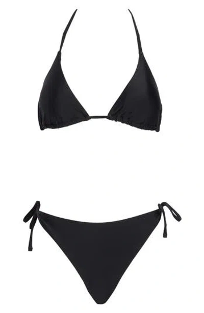 Vince Triangle Bikini Top In Black