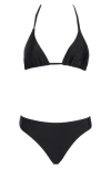 Vince Triangle Bikini Top In Black