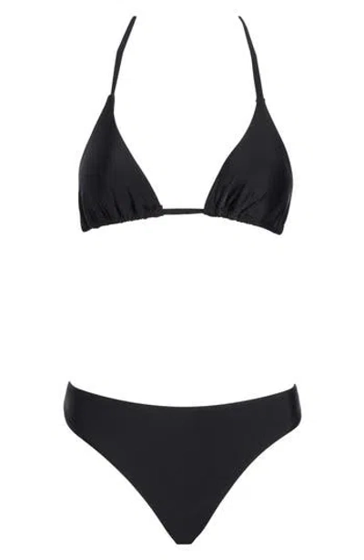 Vince Triangle Bikini Top In Black