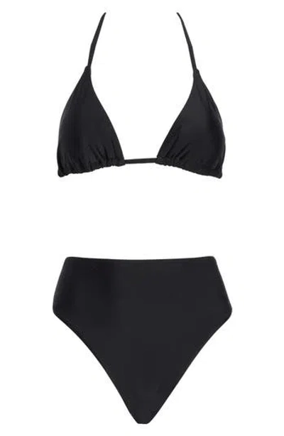 Vince Triangle Bikini Top In Black