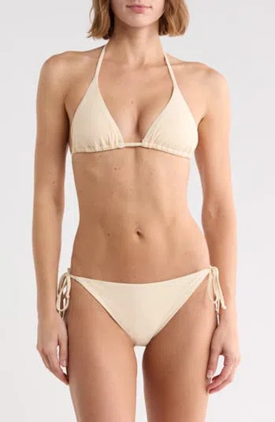 Vince Triangle Bikini Top In Neutral
