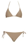 Vince Triangle Bikini Top In Neutral