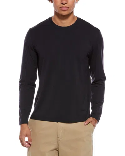 Vince Triblend Jersey Crewneck Sweatshirt In Black