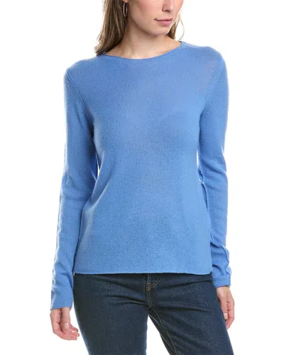 Vince Trimless Wool & Cashmere-blend Sweater In Blue