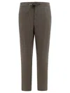 Vince Trousers With Drawstring And Elastic Waistband