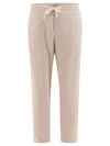 Vince Tailored Trousers With Back Pockets And Button Detail