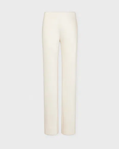 Vince Byxor High Waist Fluid Bias Pant Bone