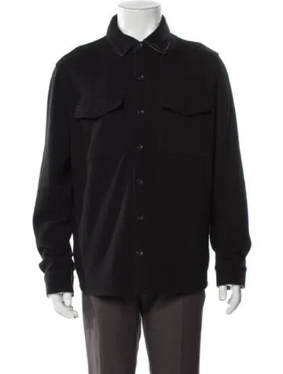 Pre-owned Vince Trucker Jacket In Black