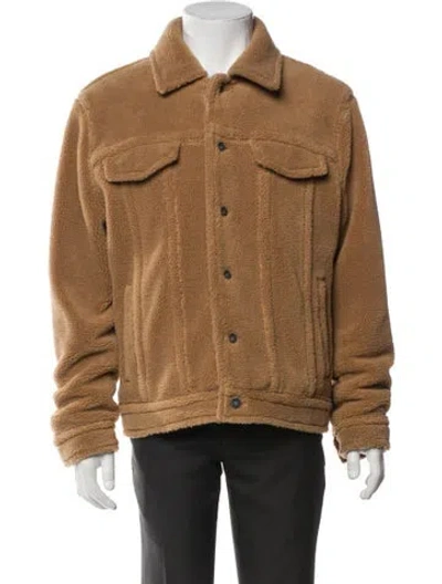 Pre-owned Vince Trucker Jacket In Neutral