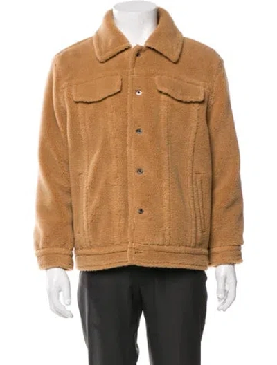 Pre-owned Vince Trucker Jacket In Neutral