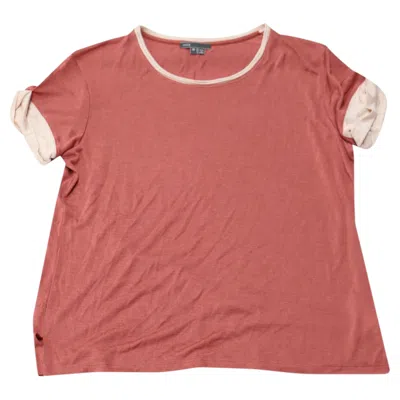 Pre-owned Vince T-shirt In Red Cotton Jersey