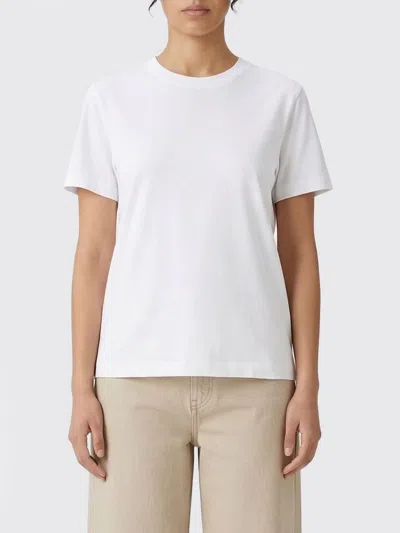 Vince Short-sleeve Pima Cotton Crewneck T-shirt In Optic White