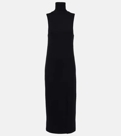VINCE TURTLENECK MIDI DRESS