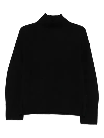 Vince Turtleneck Sweater In Black