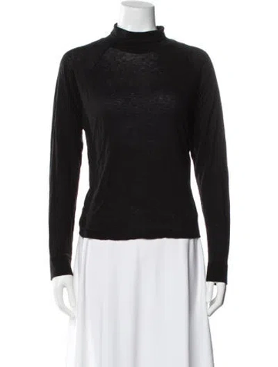 Pre-owned Vince Turtleneck Sweater In Black