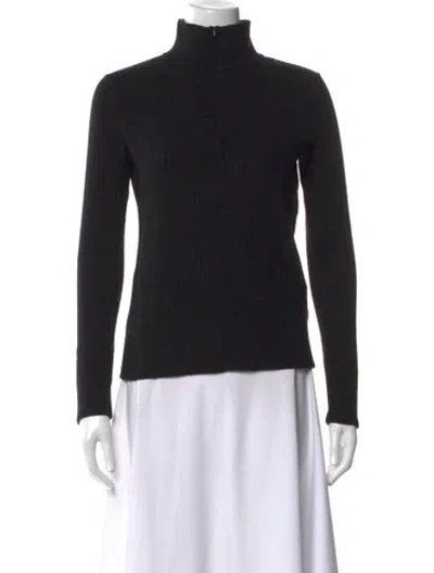 Pre-owned Vince Turtleneck Sweater In Black