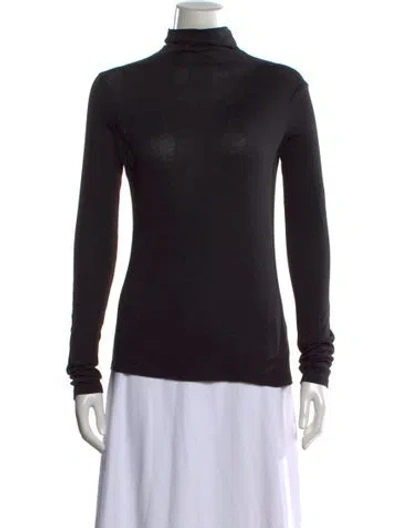 Pre-owned Vince Turtleneck Sweater In Black