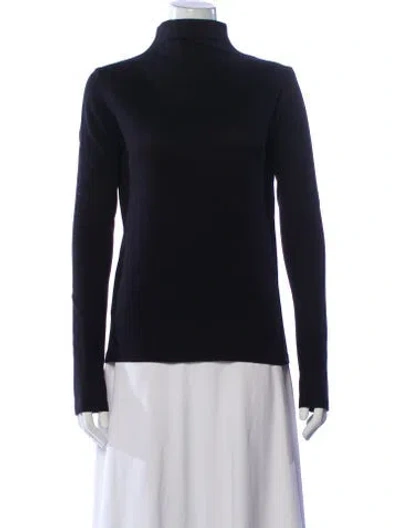 Pre-owned Vince Turtleneck Sweater In Blue