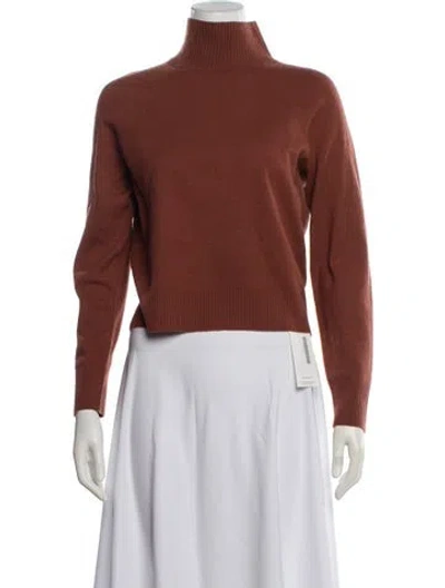 Pre-owned Vince Turtleneck Sweater In Brown