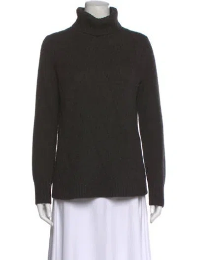 Pre-owned Vince Turtleneck Sweater In Brown