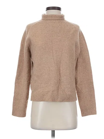 Pre-owned Vince Turtleneck Sweater In Brown
