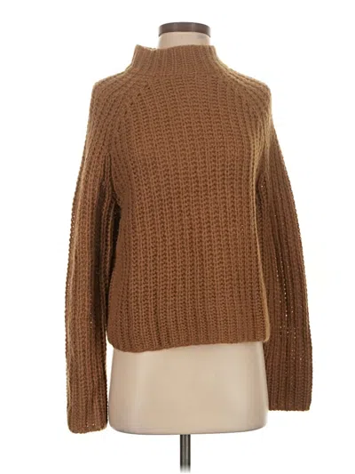 Pre-owned Vince Turtleneck Sweater In Brown