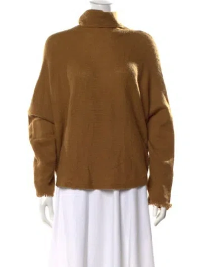 Pre-owned Vince Turtleneck Sweater In Brown