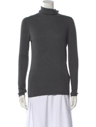 Pre-owned Vince Turtleneck Sweater In Gray