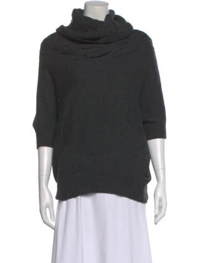 Pre-owned Vince Turtleneck Sweater In Gray