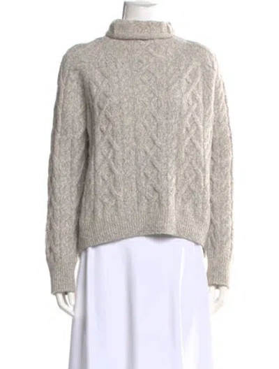 Pre-owned Vince Turtleneck Sweater In Gray