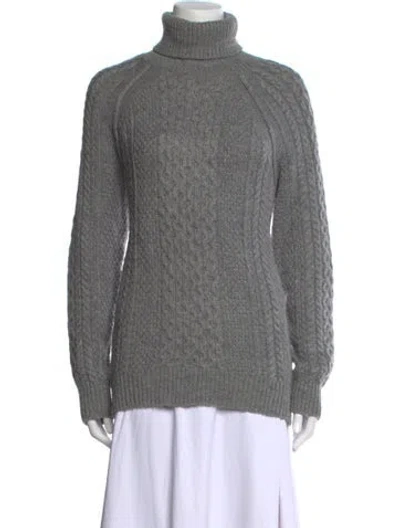 Pre-owned Vince Turtleneck Sweater In Gray