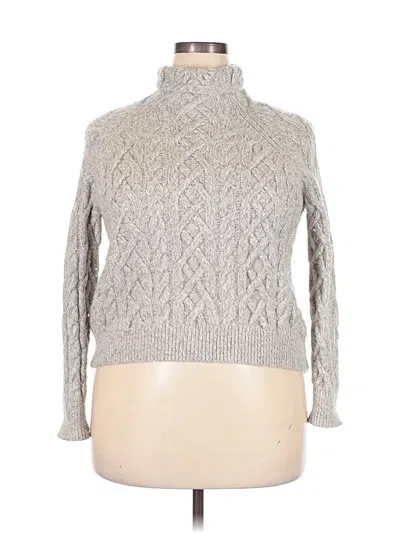 Pre-owned Vince Turtleneck Sweater In Gray