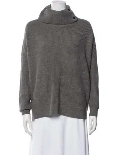 Pre-owned Vince Turtleneck Sweater In Gray
