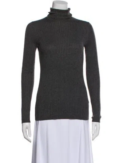 Pre-owned Vince Turtleneck Sweater In Gray
