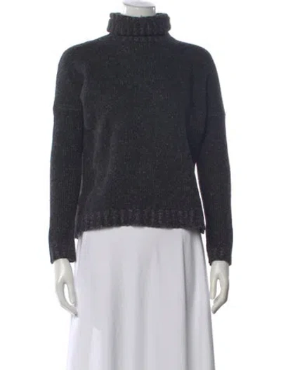 Pre-owned Vince Turtleneck Sweater In Gray