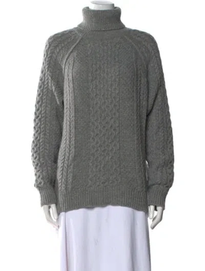 Pre-owned Vince Turtleneck Sweater In Gray