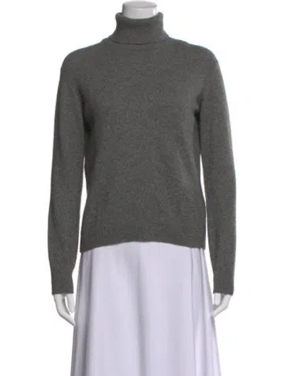 Pre-owned Vince Turtleneck Sweater In Gray
