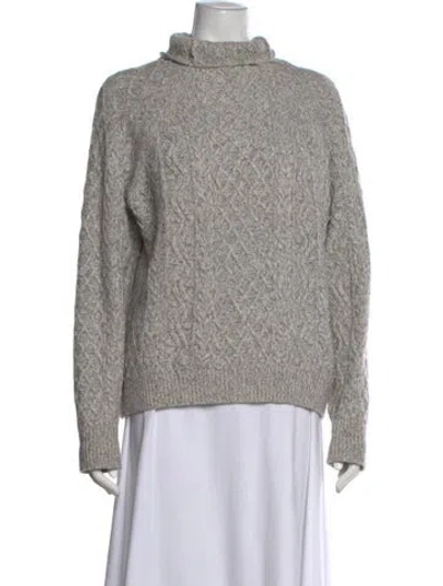 Pre-owned Vince Turtleneck Sweater In Gray