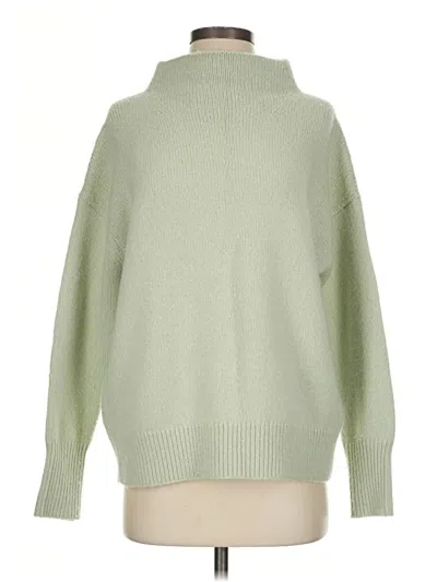 Pre-owned Vince Turtleneck Sweater In Green