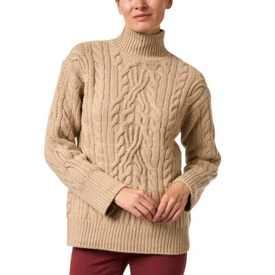 Vince Turtleneck Sweater In Camel In Brown